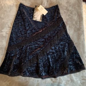 Betsy Johnson velvet skirt